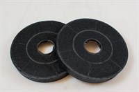 Kohlefilter, Silverline Dunstabzugshaube - 158 mm (2 Stck)