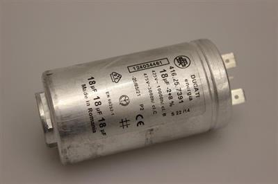 Anlaufkondensator, Elektro Helios Wäschetrockner - 18 uF