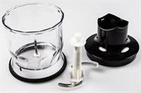 Zerkleinerer, Braun Mini Chopper & Stabmixer - 350 ml (mit Deckel und Messereinheit)