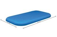 Poolabdeckung, Bestway Swimmingpool - Kunststoff  (rechteckig)