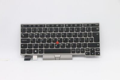Lenovo - Keyboard Silver UK English