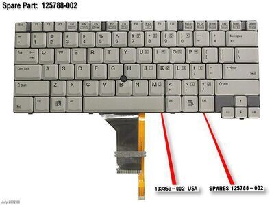 HP - ARMADA M700 KEYBOARD W/POINT