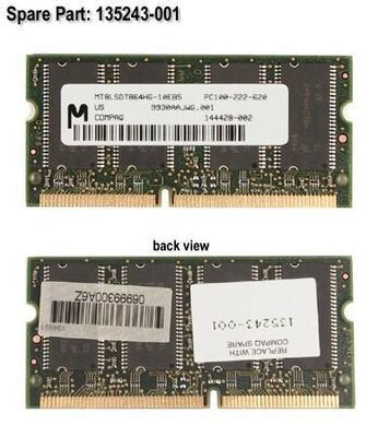 HP - 64MB PC100 SDRAM (S.O.DIMM)