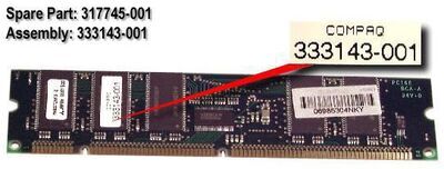 HP - 64MB DIMM (SDRAM, Reg 100 MHz)