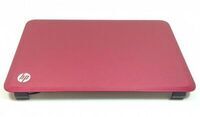 HP - RED COVER  DSPLY BACK
