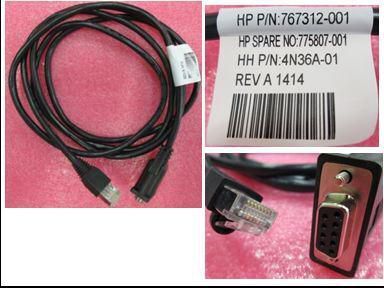 Hewlett Packard Enterprise - D-SUB9 to RJ45 console cable