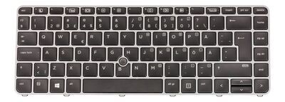 HP - KYBD BL W/PT STK 14-SE/FI