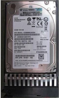 Hewlett Packard Enterprise - HDD 600GB 12G 10K SFF SAS ST