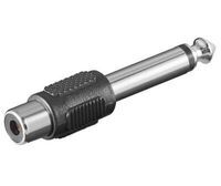 MicroConnect - Adapter 6.3mm - RCA M-F
