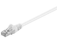 MicroConnect - F/UTP CAT5e 0.25m White PVC