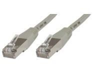 MicroConnect - F/UTP CAT5e 0.5m Grey PVC