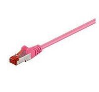 MicroConnect - F/UTP CAT6 1.5m Pink PVC
