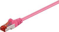 MicroConnect - F/UTP CAT6 3m Pink PVC