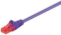 MicroConnect - U/UTP CAT6 0.25M Purple PVC