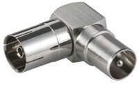 MicroConnect - Coxial Angled Adapter F/M