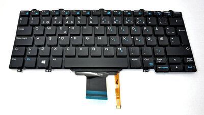 Dell - Norwegian Backlit Keyboard
