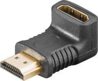 MicroConnect - HDMI 19 Angled Adaptor F-M 4K