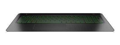 HP - Top Cover Black W Tp W Kb Acg