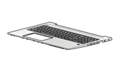 HP - Top Cover W/Kb Cp Bl Nordic