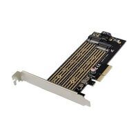 MicroConnect - PCIe x4 M.2 Key NMVe SSD Adapt