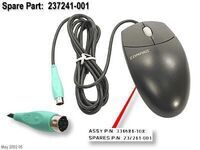 HP - Wired optical mouse with PS/2