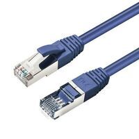 MicroConnect - S/FTP CAT6 0.15m Blue LSZH