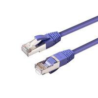 MicroConnect - S/FTP CAT6 1m Purple LSZH