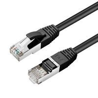 MicroConnect - S/FTP CAT6 20m Black LSZH