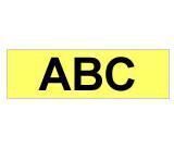 Brother - Tape 12mmx8m black/neon yellow