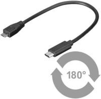 MicroConnect - USB-C to USB2.0 Micro B 0.2M