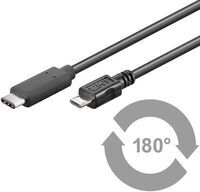 MicroConnect - USB-C to USB2.0 Micro B 1M