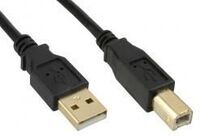 MicroConnect - USB2.0 A-B 3m M-M Goldplated