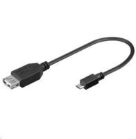 MicroConnect - USB A - B Micro  F-M 0,20m