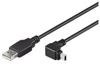MicroConnect - USB A - Mini USB Angled B 5P
