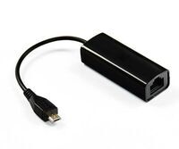 MicroConnect - USB MICRO to Ethernet, Black
