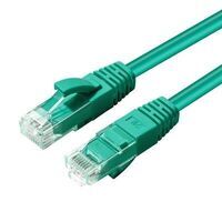 MicroConnect - U/UTP CAT6 0.2M Green LSZH