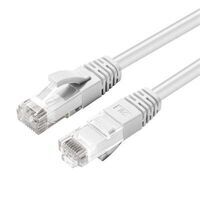 MicroConnect - U/UTP CAT6 0.2M White LSZH