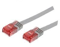 MicroConnect - U/UTP CAT6 0.25M Grey Flat