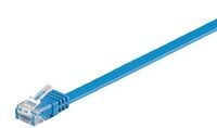 MicroConnect - U/UTP CAT6 1M Blue Flat