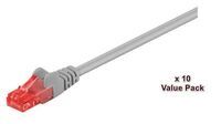 MicroConnect - U/UTP CAT6 2M Grey 10 Pack