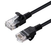 MicroConnect - U/UTP CAT6 15M Black Slim