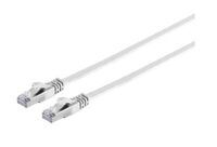 MicroConnect - U/FTP CAT6A 5M White Flat