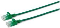 MicroConnect - U/UTP CAT6 0.15M Green Slim,