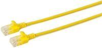 MicroConnect - U/UTP CAT6 0.15M Yellow Slim,