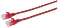MicroConnect - U/UTP CAT6 0.5M Red Slim,