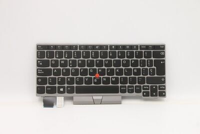 Lenovo - Keyboard Silver Spanish