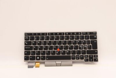 Lenovo - Keyboard BL Silver Nordic
