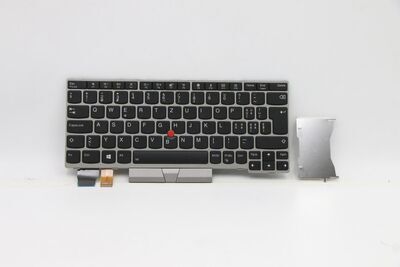 Lenovo - Keyboard BL Silver Swiss