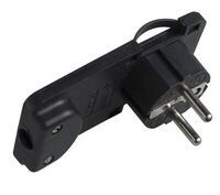 MicroConnect - Schuko Angled Power Plug