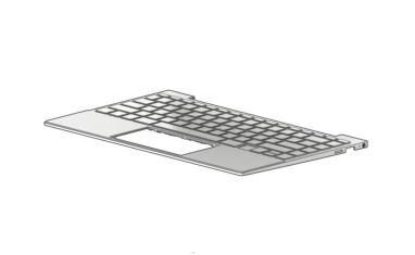 HP - TOP COVER PLG TDB W KB BL INTL